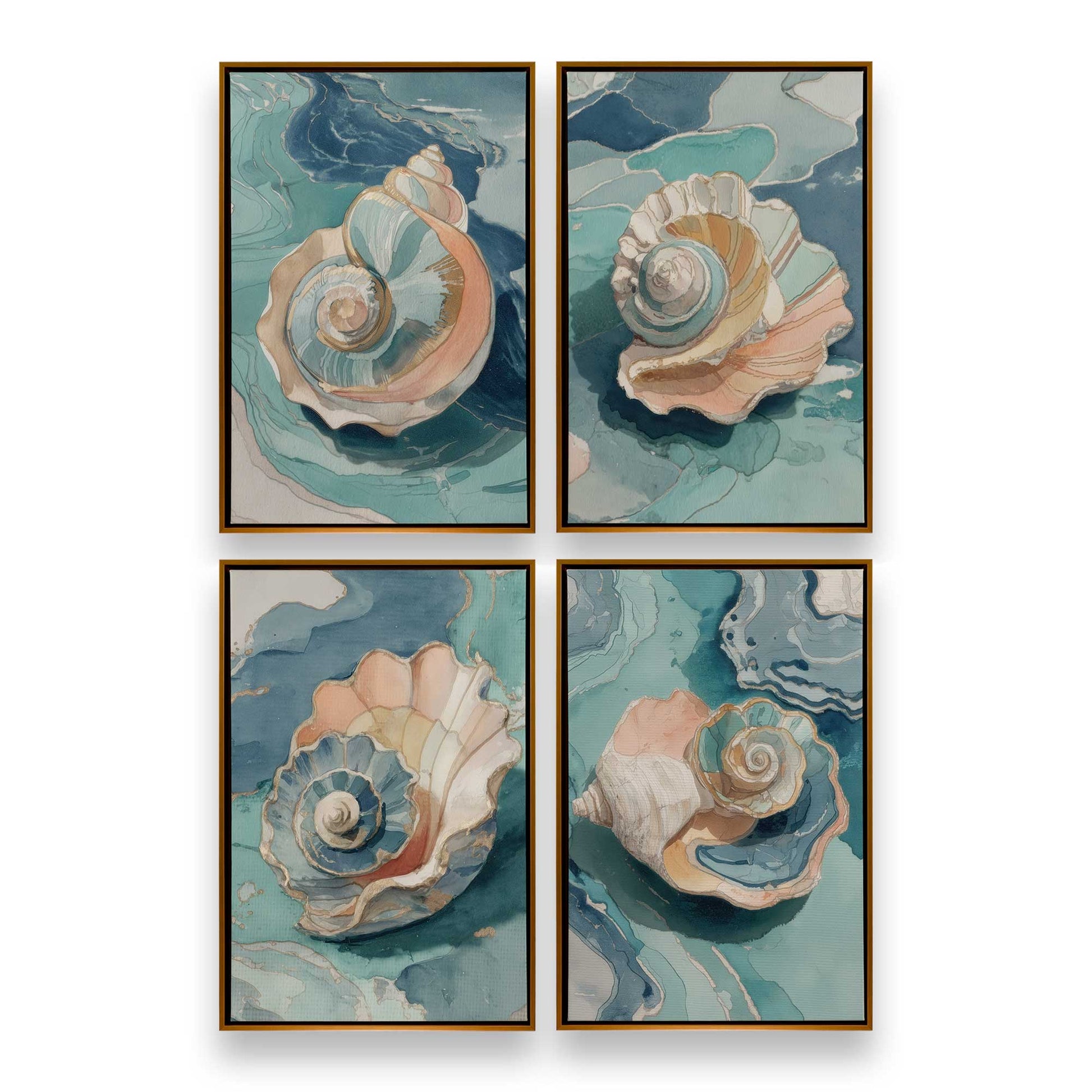 [Color:Polished Gold], Picture of art in a Polished Gold frame