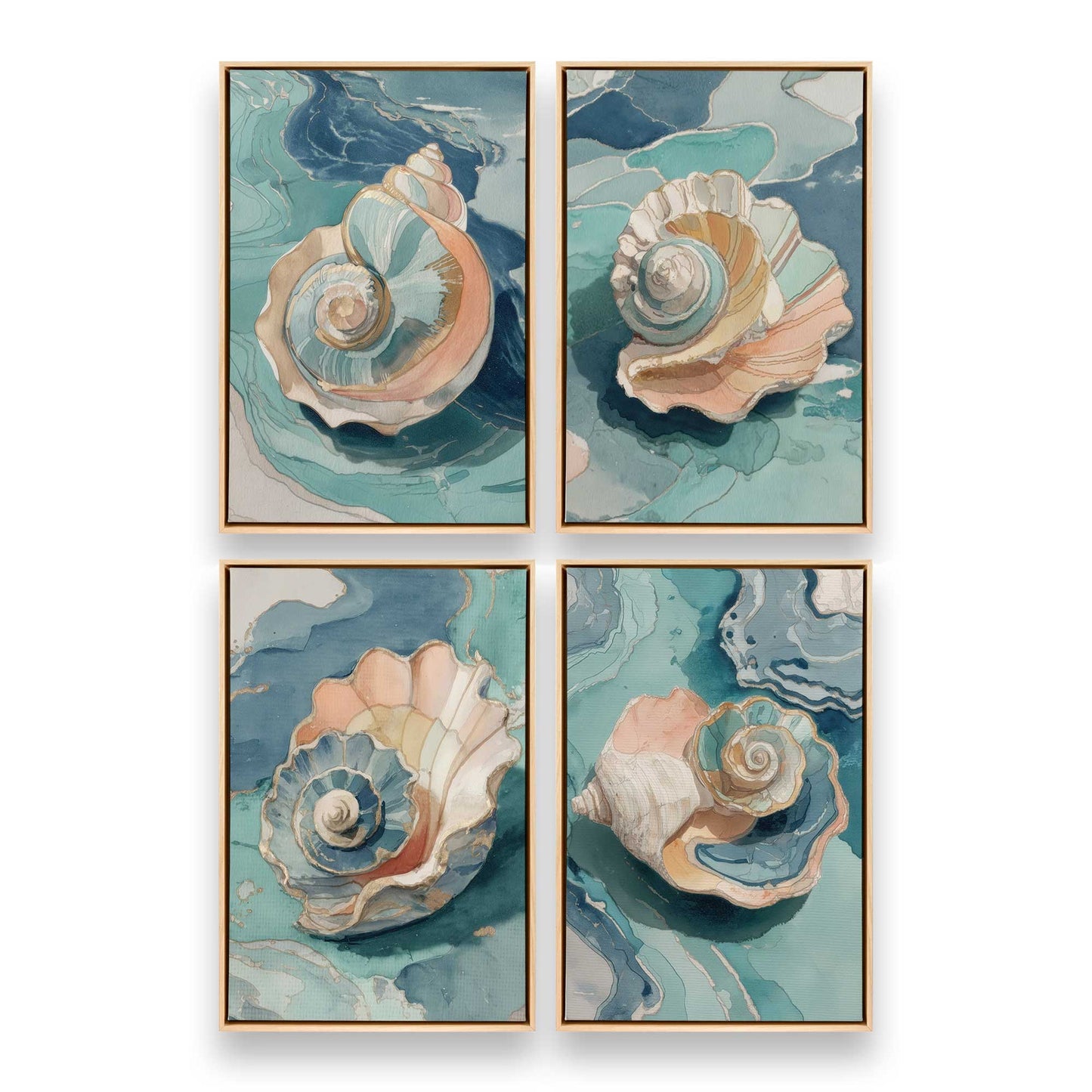 [Color:American Maple], Picture of art in an American Maple frame