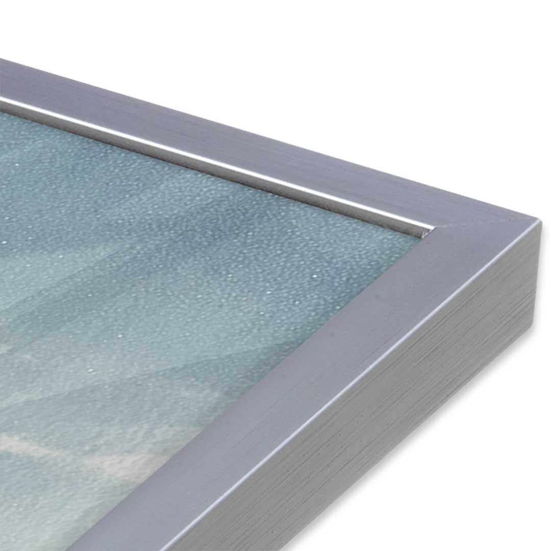 [Color:Polished Chrome], Picture of art in a Polished Chrome frame at an angle