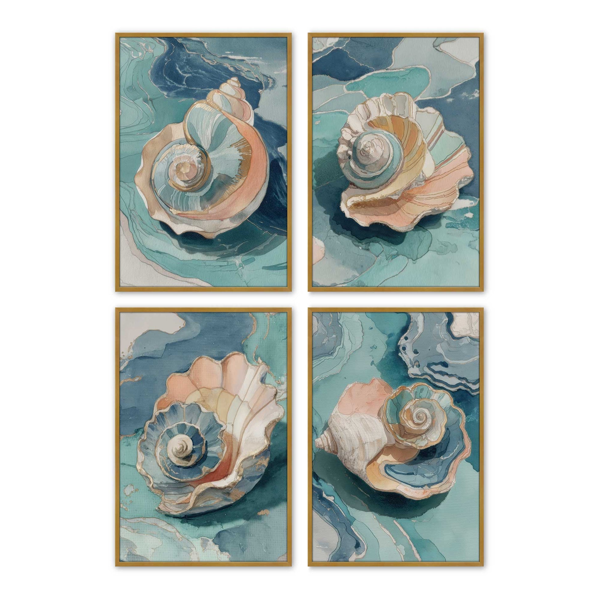 [Color:Polished Gold], Picture of art in a Polished Gold frame