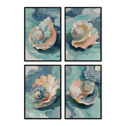 [Color:Satin Black], Picture of art in a Satin Black frame