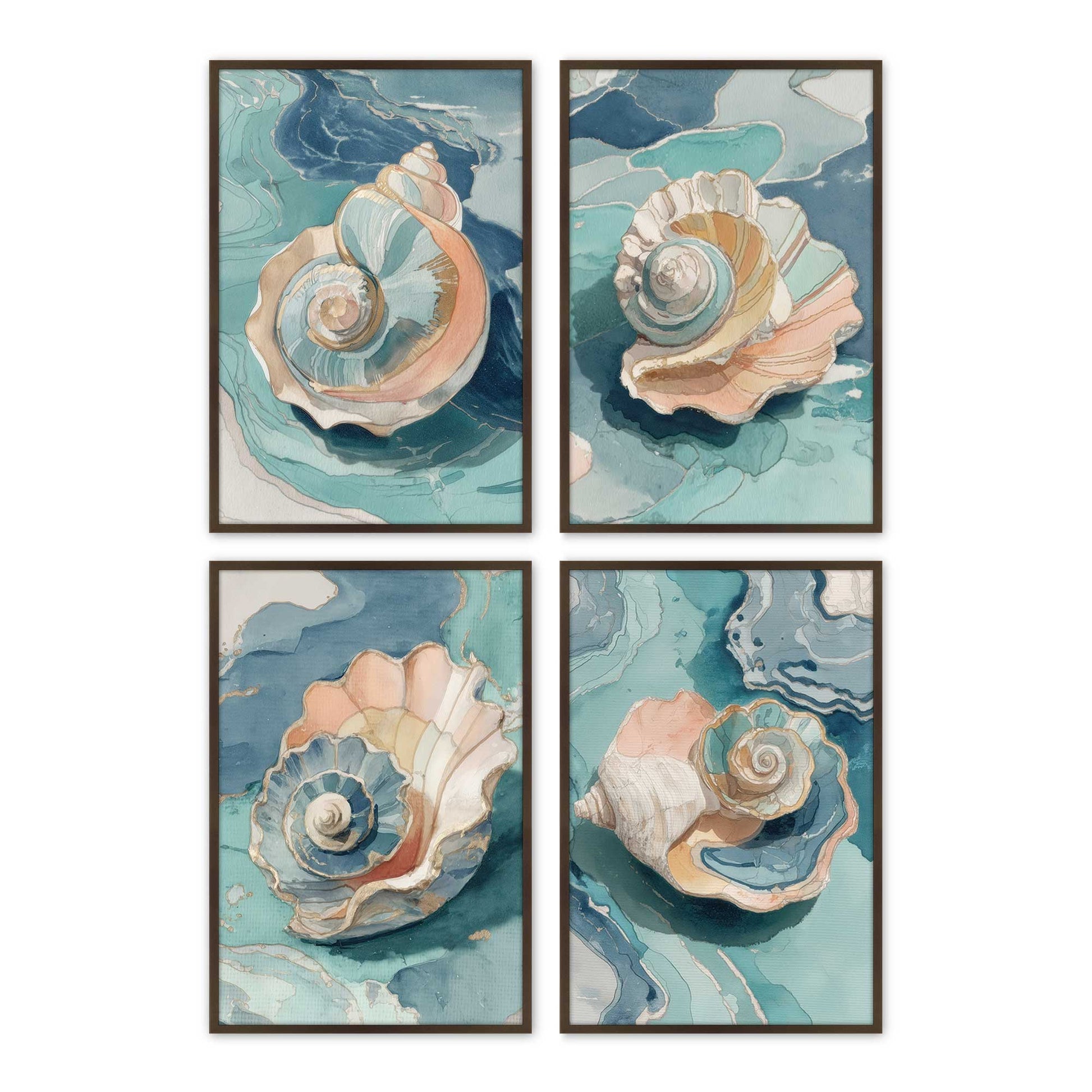 [Color:Belvinder Brown], Picture of art in a Belvinder Brown frame