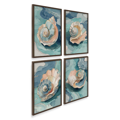 [Color:Belvinder Brown], Picture of art in a Belvinder Brown frame at an angle