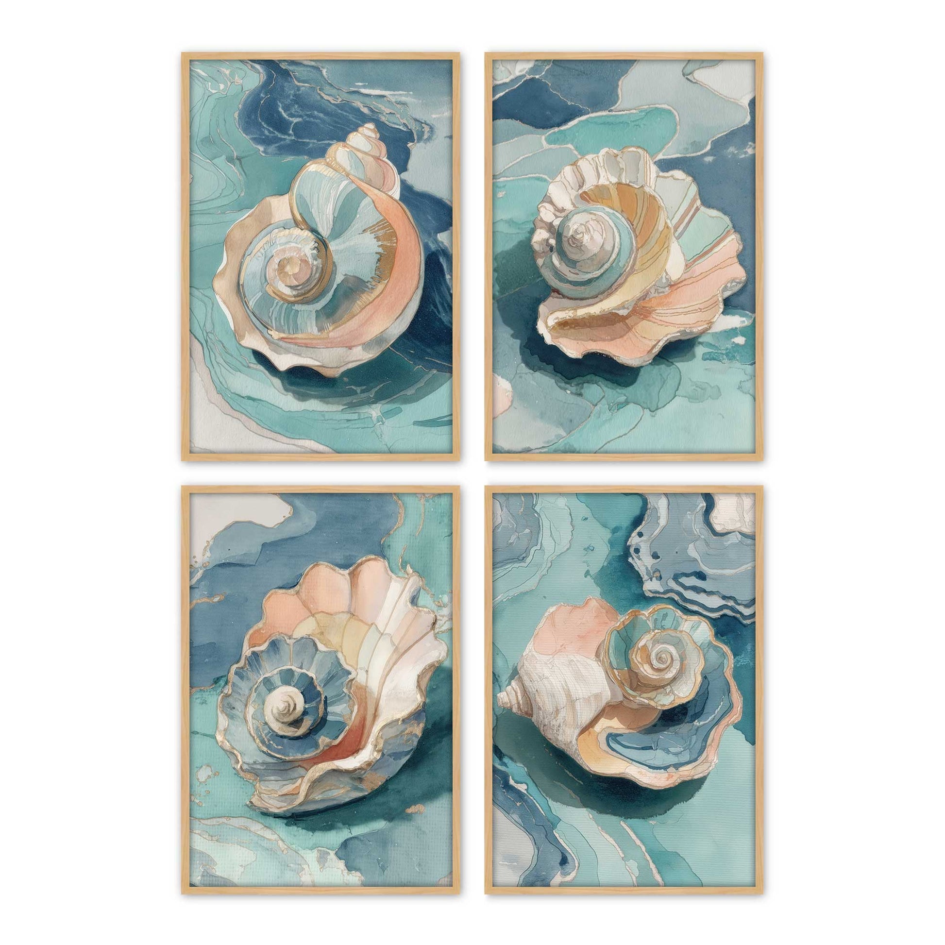 [Color:American Maple], Picture of art in an American Maple frame