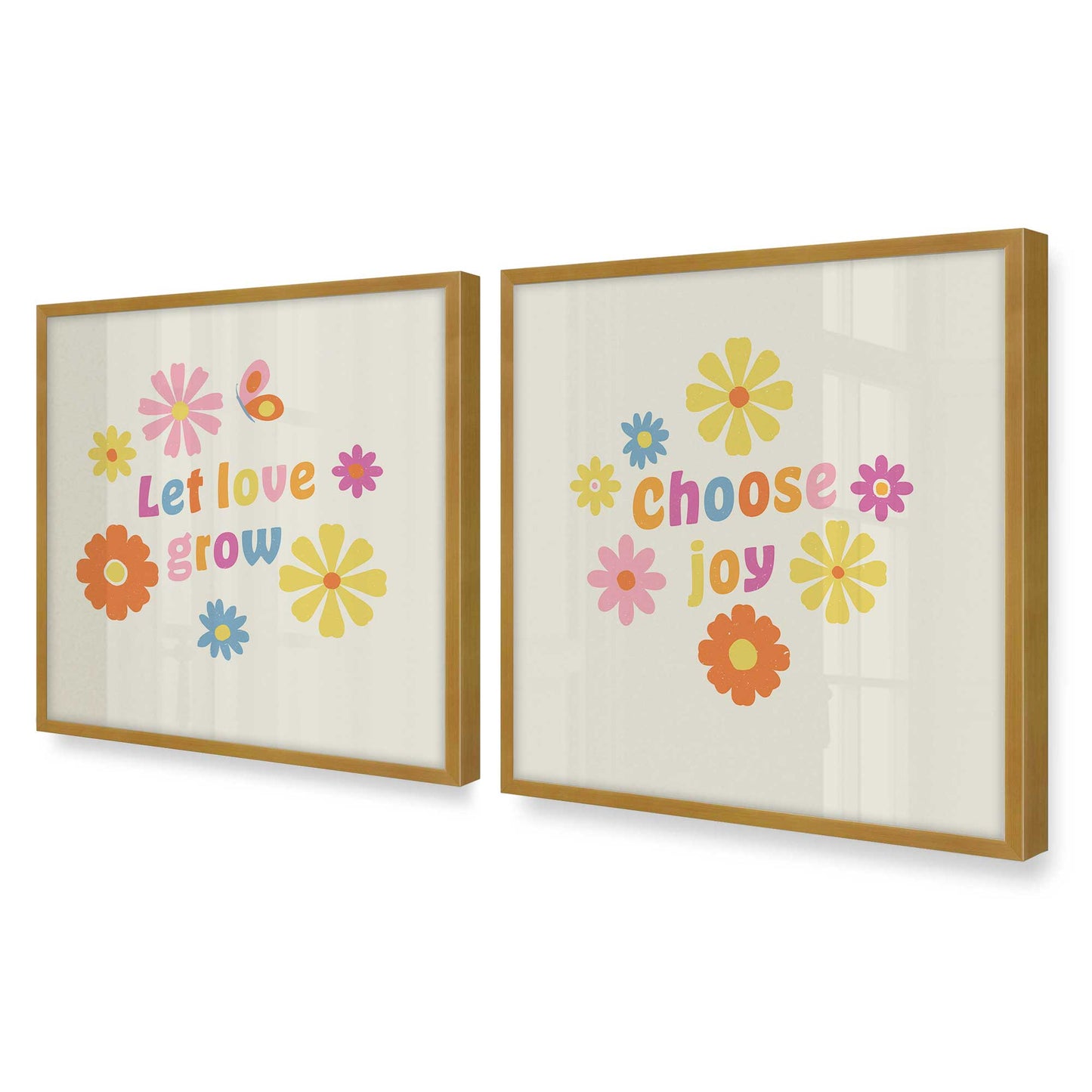 [Color:Polished Gold], Picture of art in a Polished Gold frame of the corner