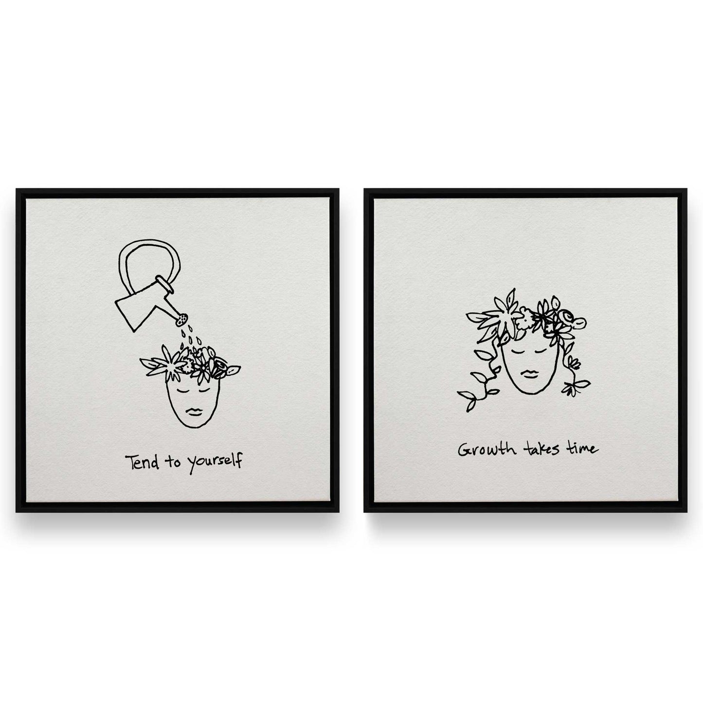 [Color:Satin Black], Picture of art in a Satin Black frame