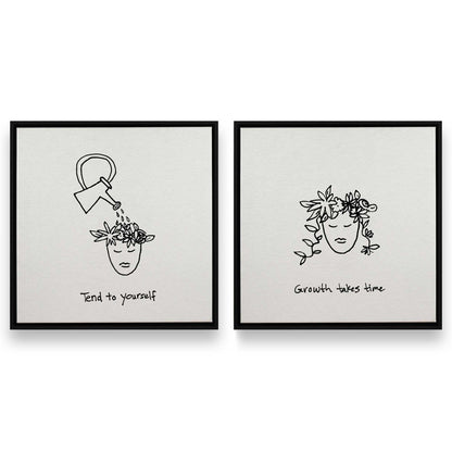 [Color:Satin Black], Picture of art in a Satin Black frame