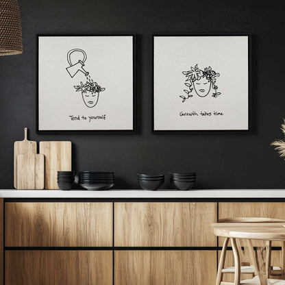 [Color:Opaque White], Picture of art in a White frame