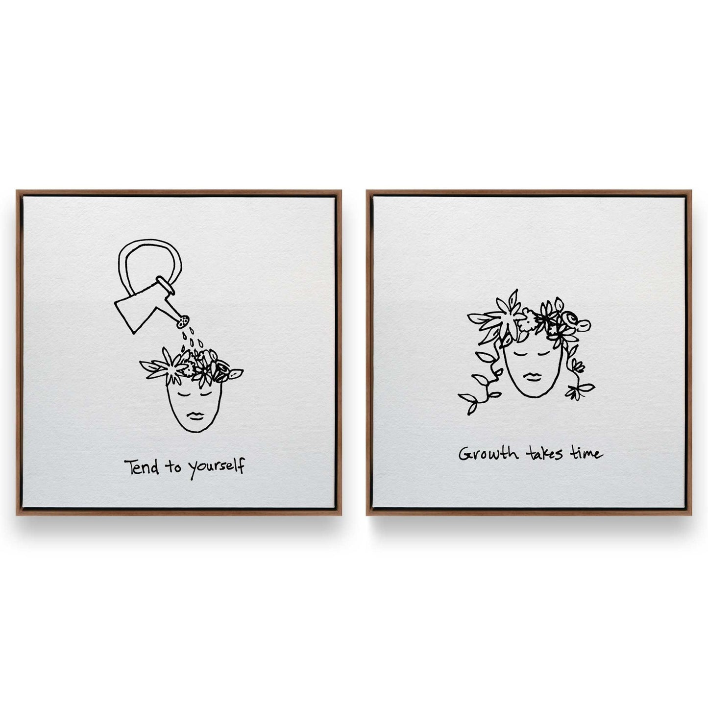 [Color:Walnut], Picture of art in a Walnut frame