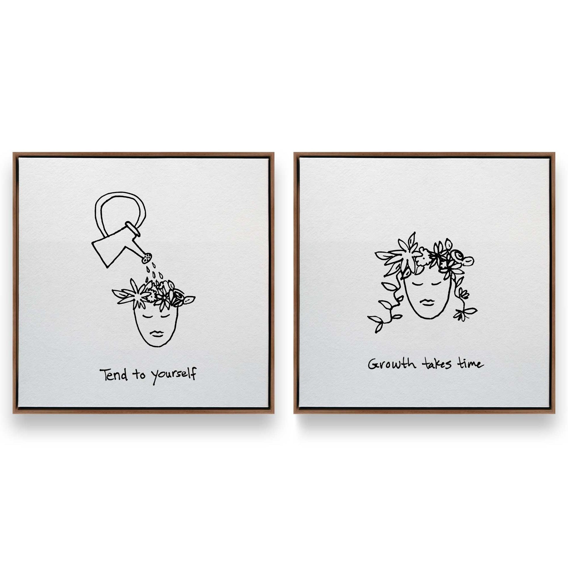 [Color:Walnut], Picture of art in a Walnut frame