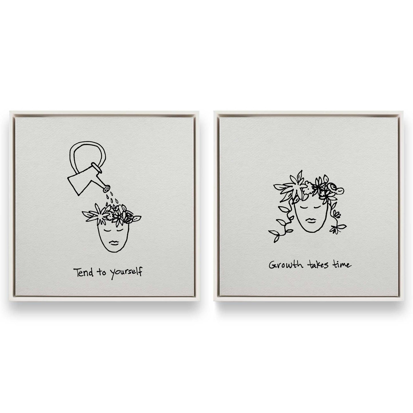 [Color:Opaque White], Picture of art in a White frame