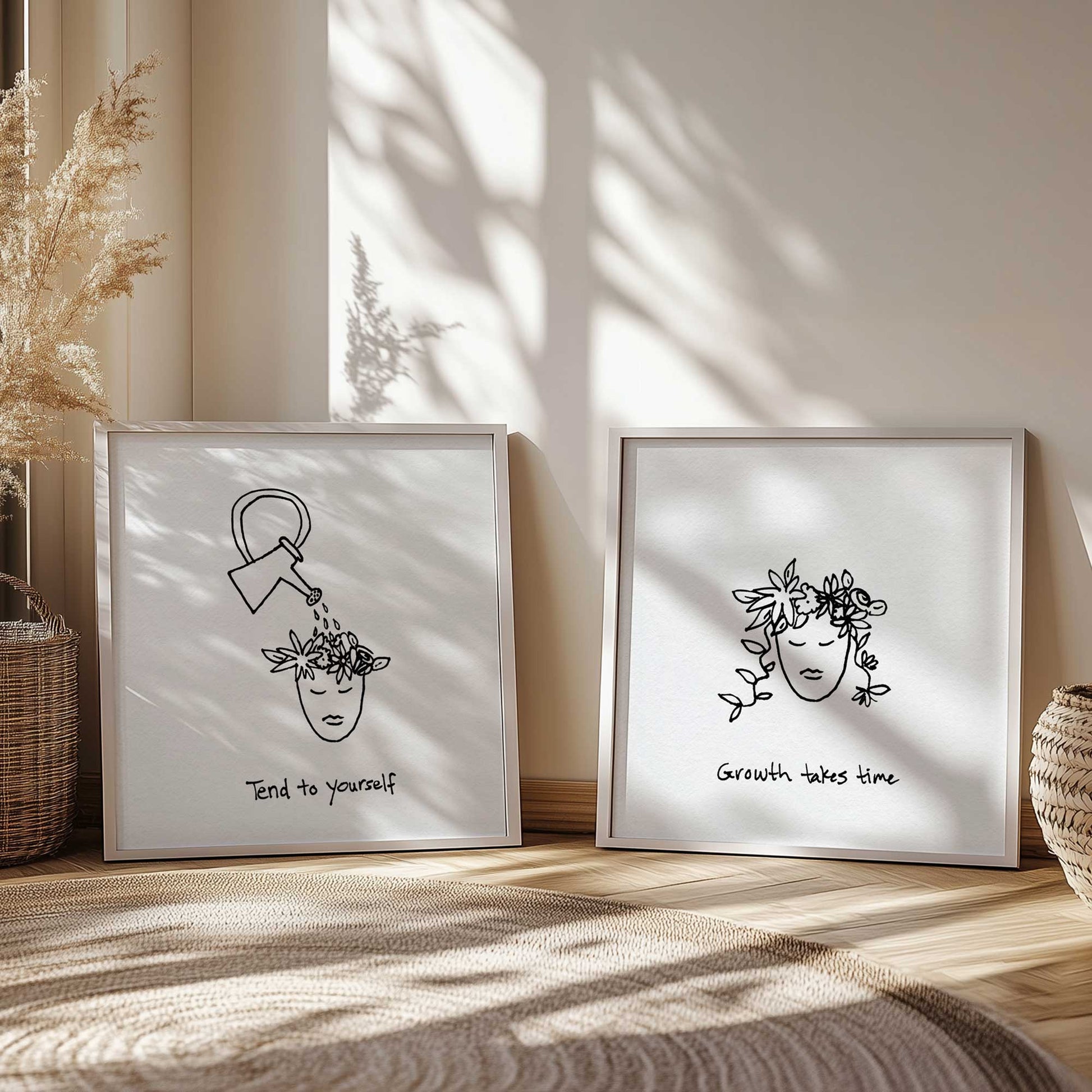 [Color:Belvinder Brown], Picture of art in a Belvinder Brown frame