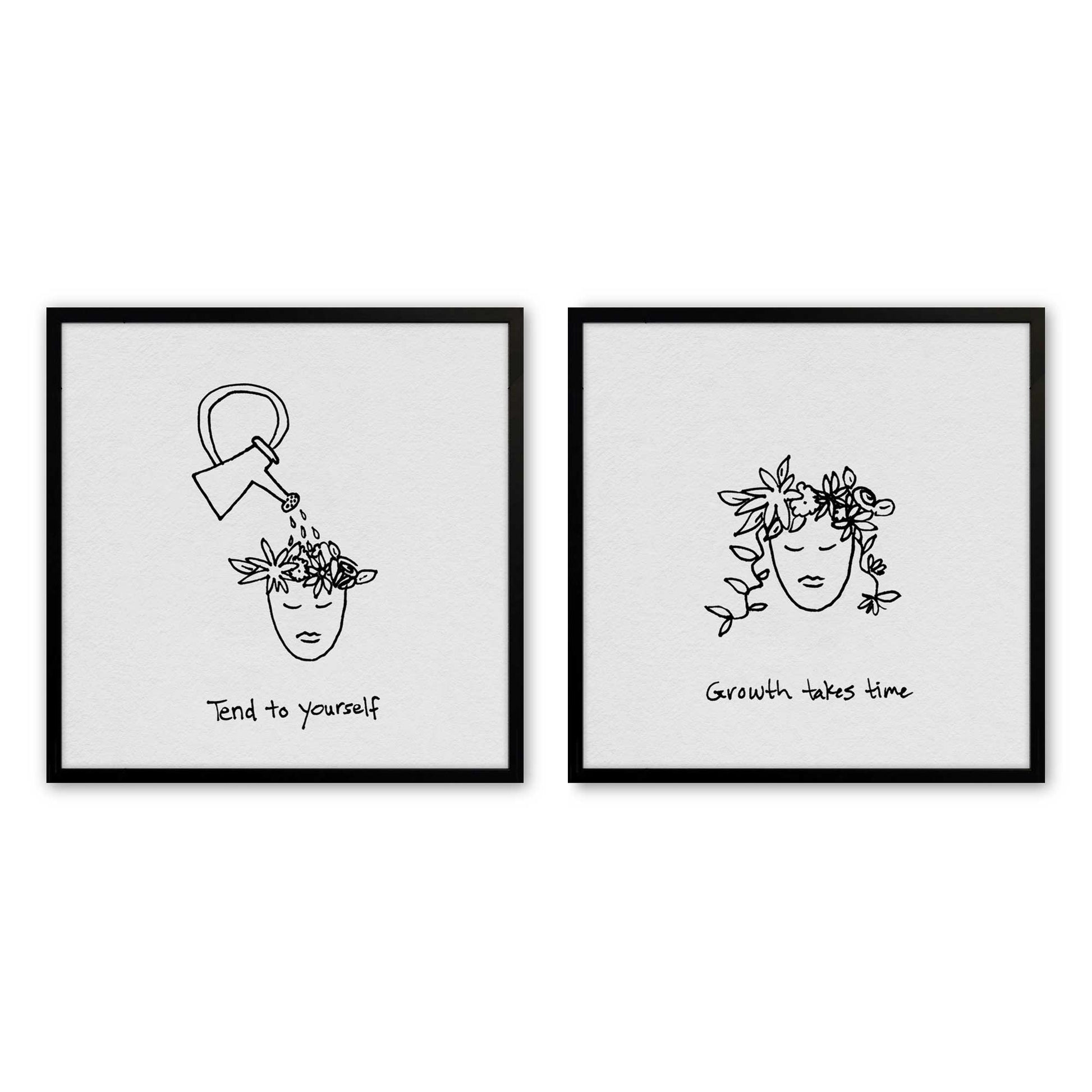 [Color:Satin Black], Picture of art in a Satin Black frame