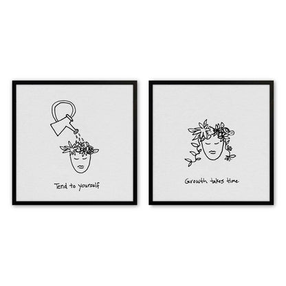 [Color:Satin Black], Picture of art in a Satin Black frame