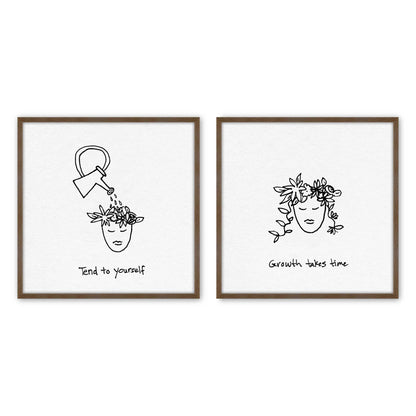 [Color:Walnut], Picture of art in a Walnut frame