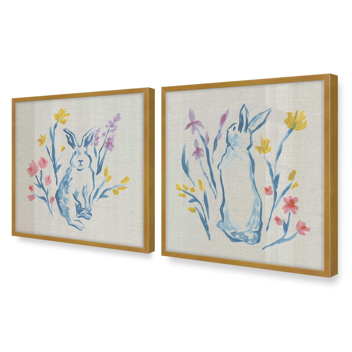 [Color:Polished Gold], Picture of art in a Polished Gold frame of the corner