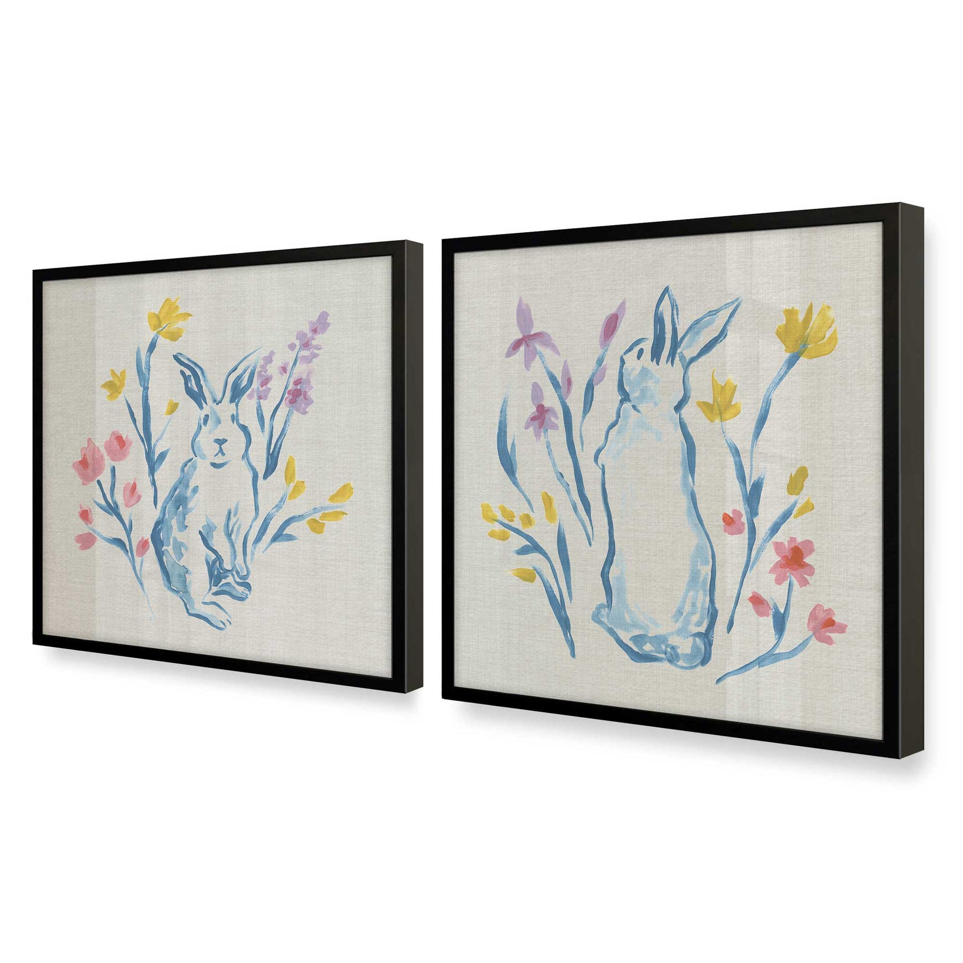 [Color:Satin Black], Picture of art in a Satin Black frame at an angle