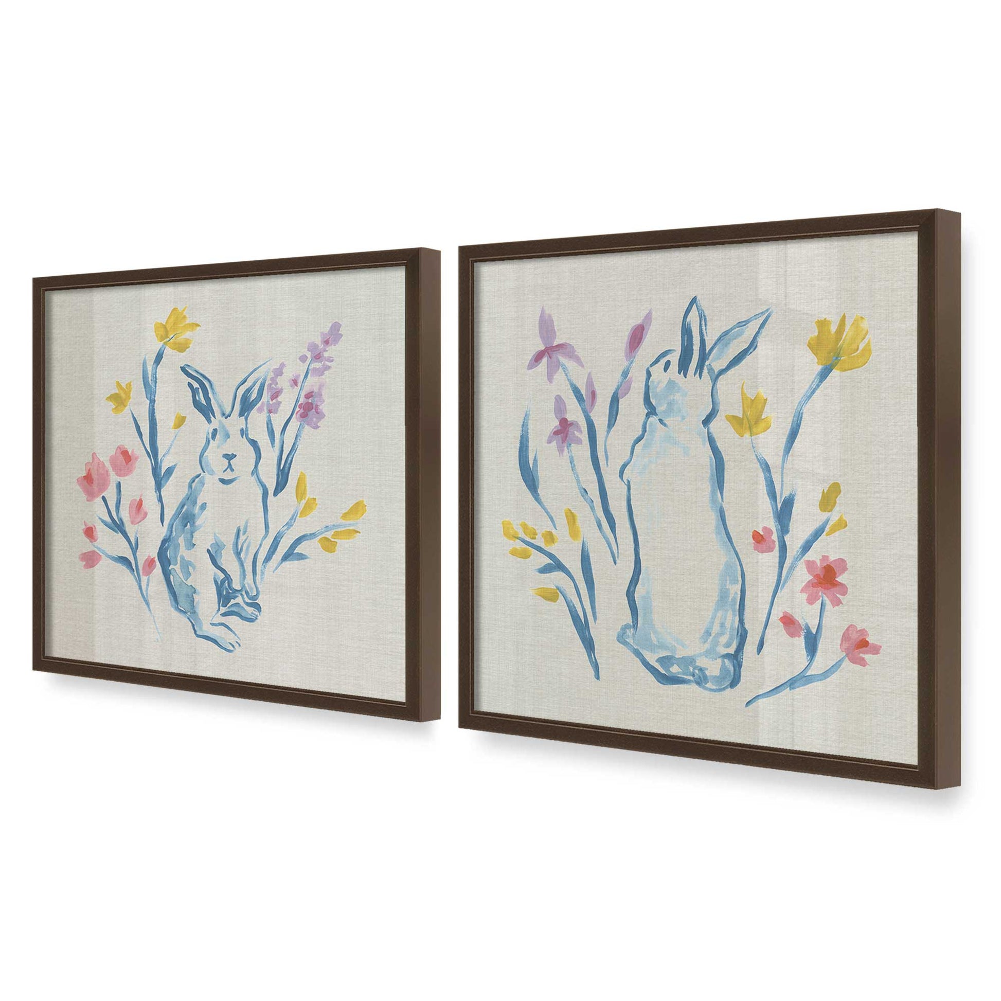 [Color:Belvinder Brown], Picture of art in a Belvinder Brown frame at an angle
