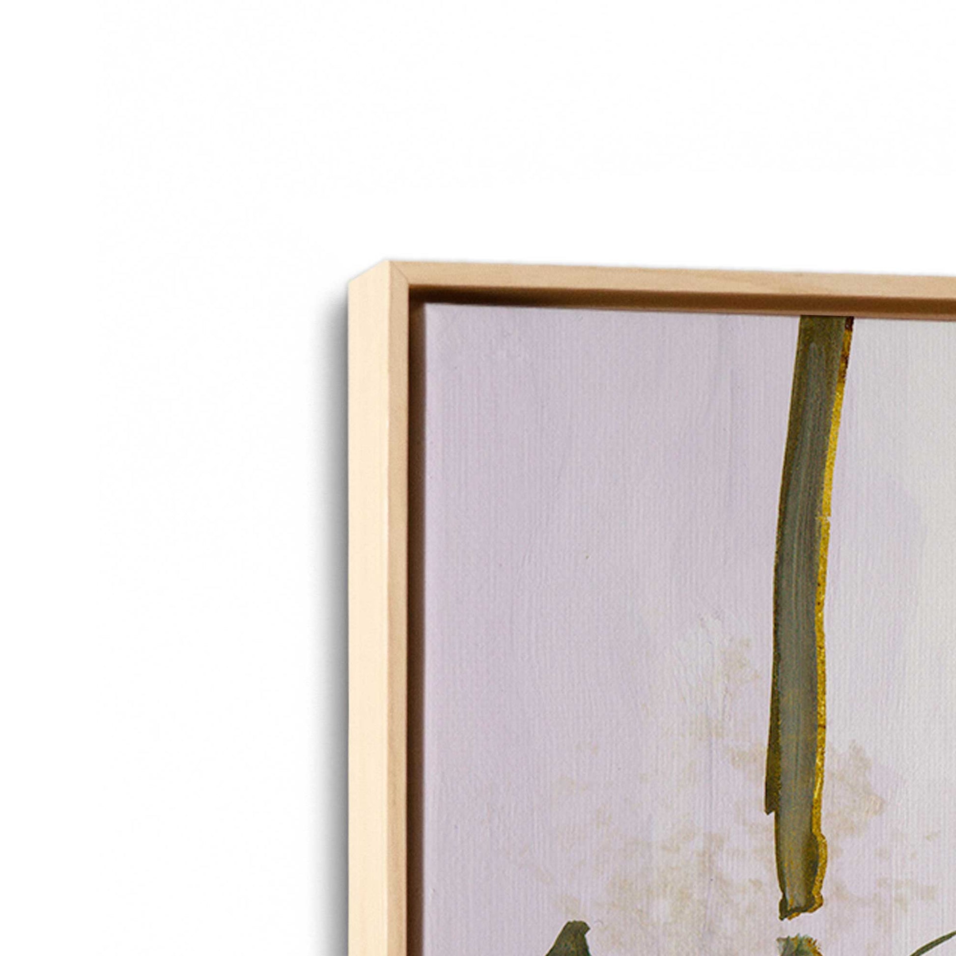 [Color:American Maple], Picture of art in an American Maple frame at an angle