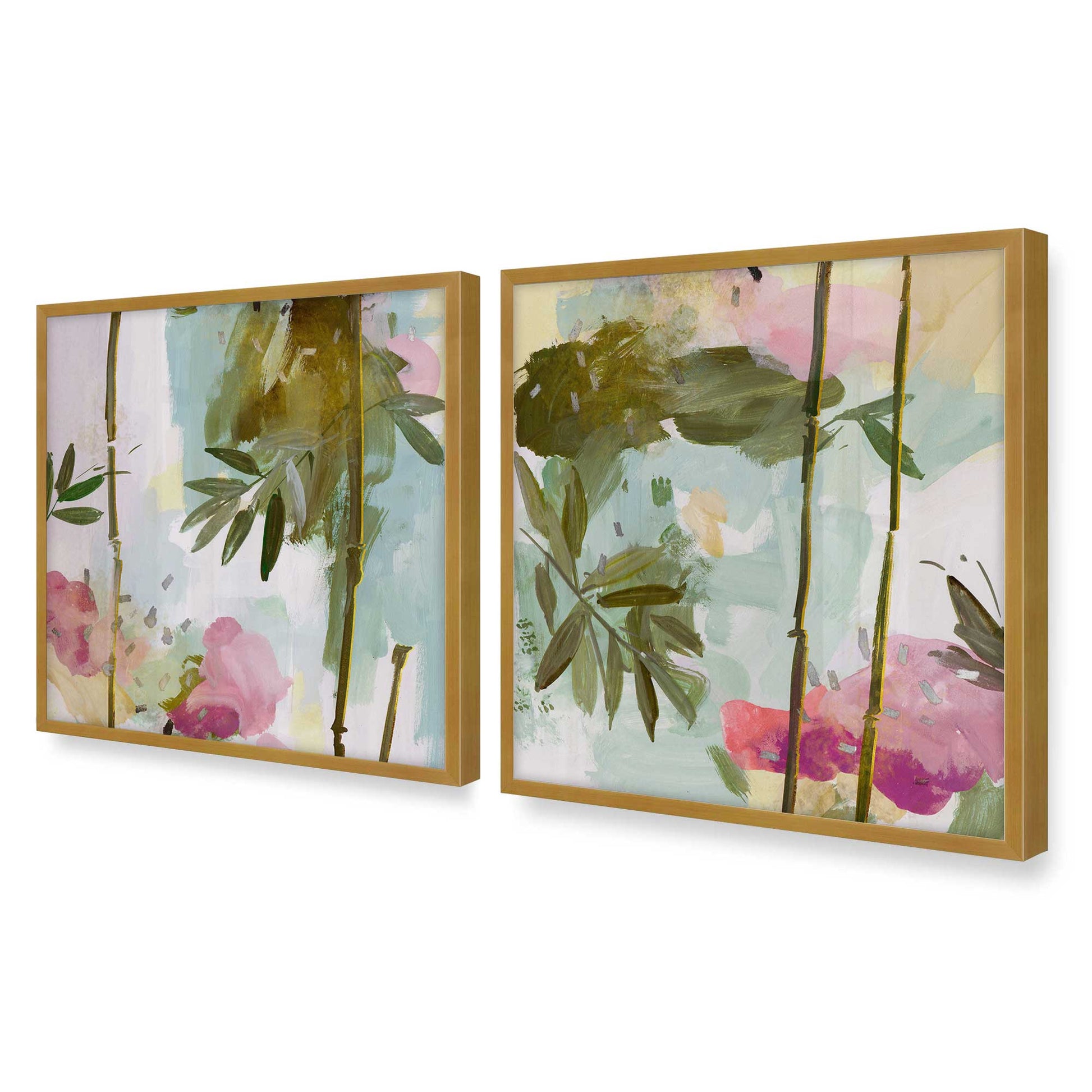 [Color:Polished Gold], Picture of art in a Polished Gold frame of the corner