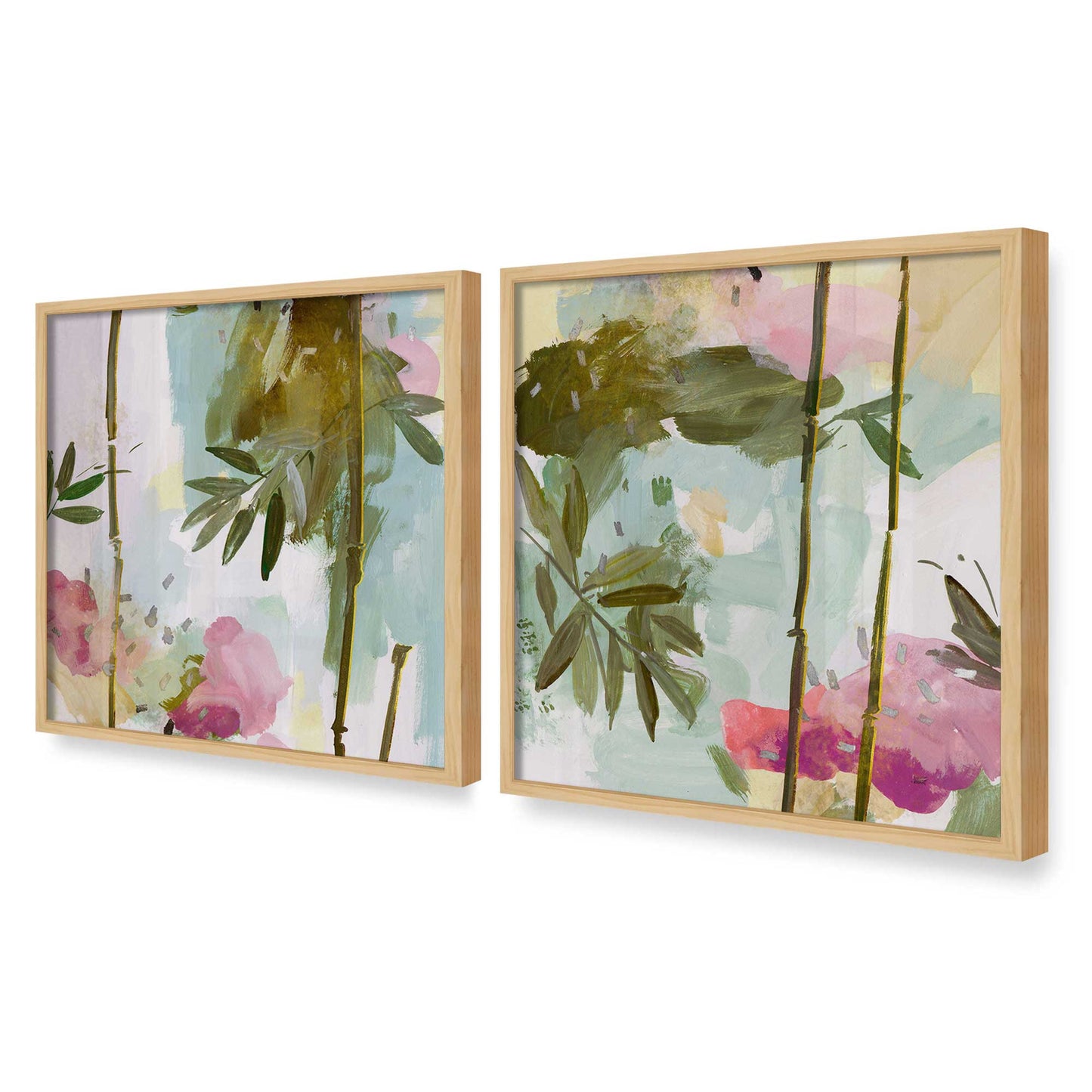 [Color:American Maple], Picture of art in an American Maple frame at an angle