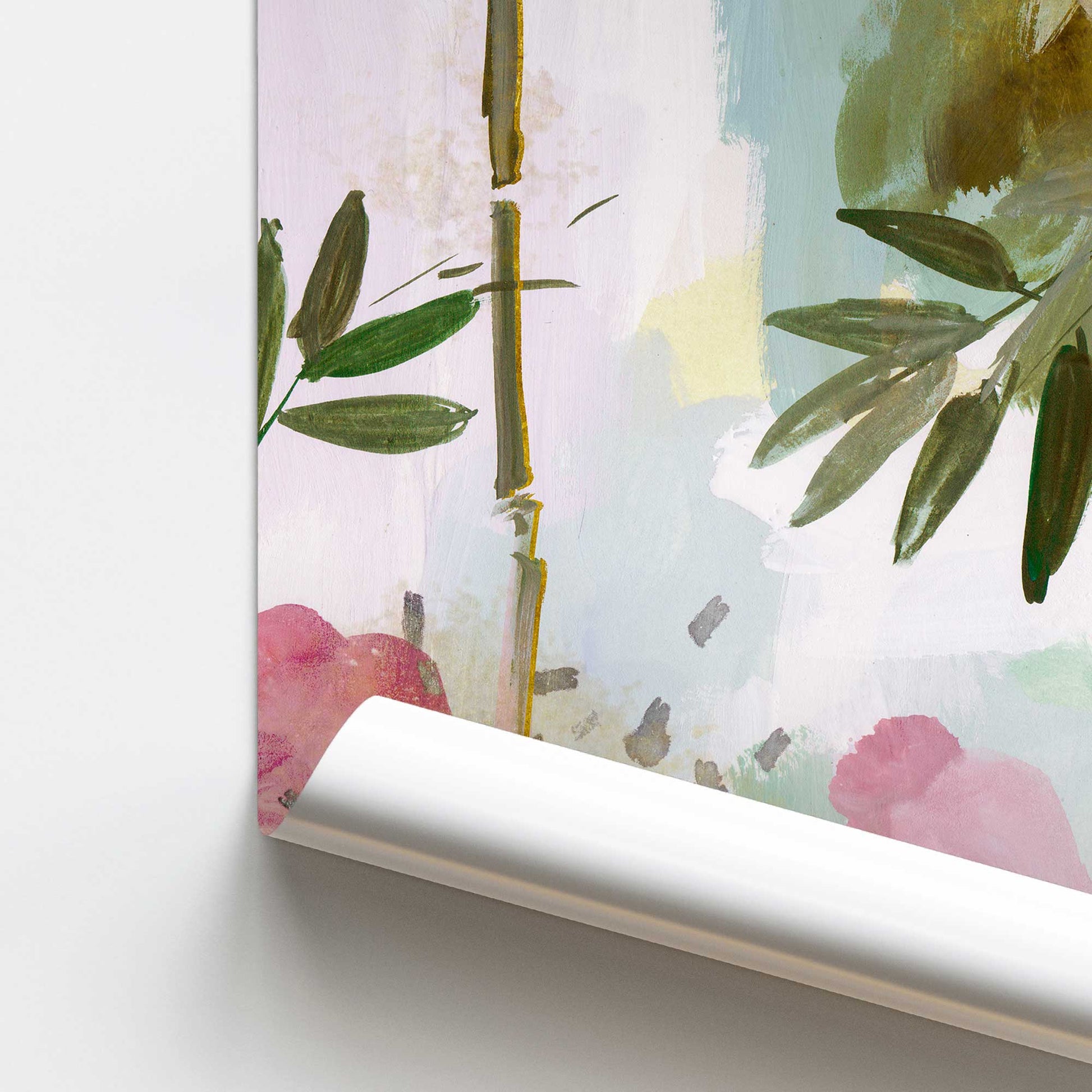 [color:Rolled Print], Picture of close up of art