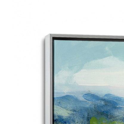 [Color:Polished Chrome], Picture of art in a Polished Chrome frame at an angle
