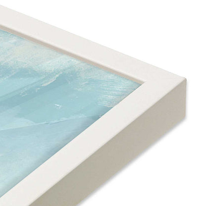 [Color:Opaque White], Picture of art in an Opaque White frame of the corner