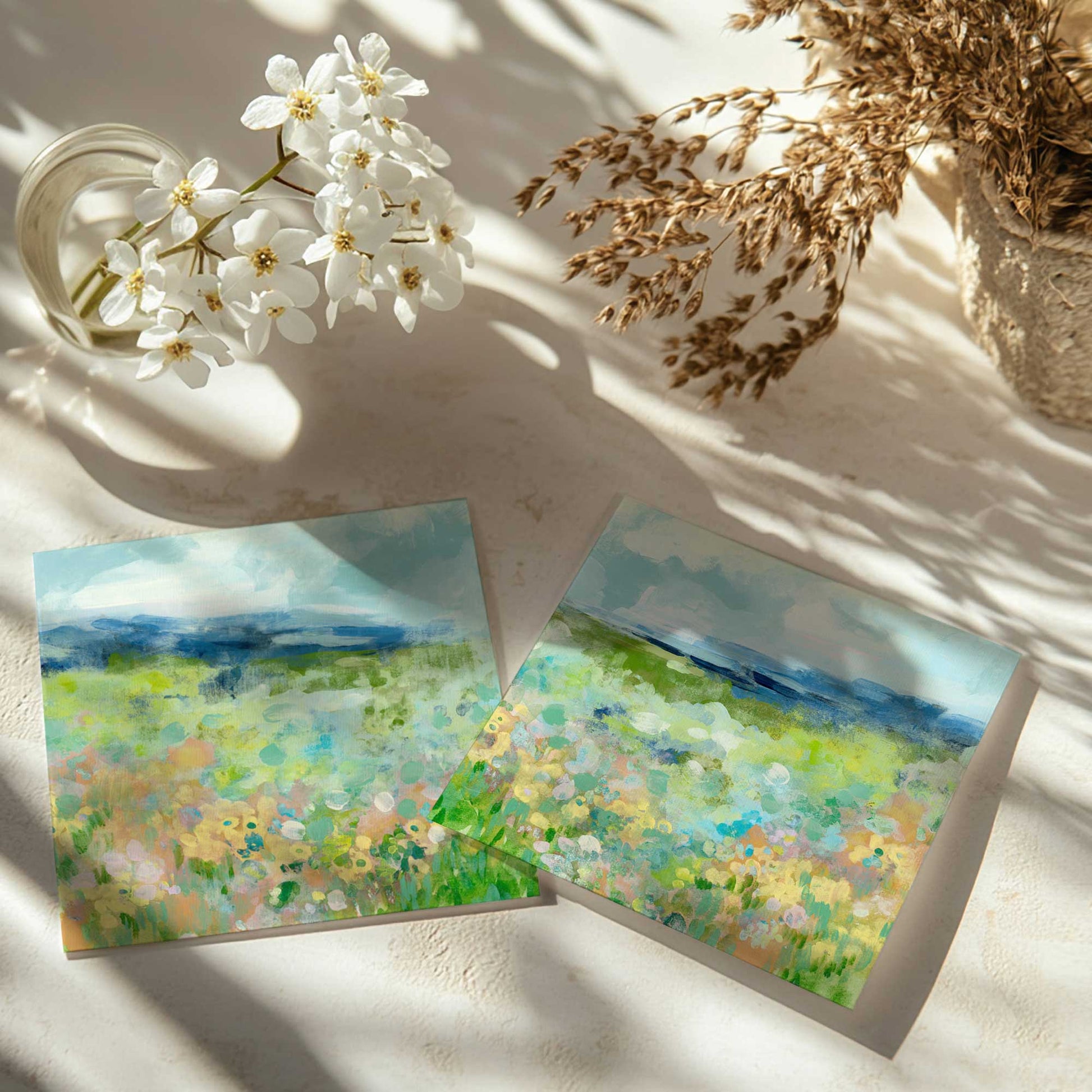 [color:Rolled Print], Picture of the art in a room