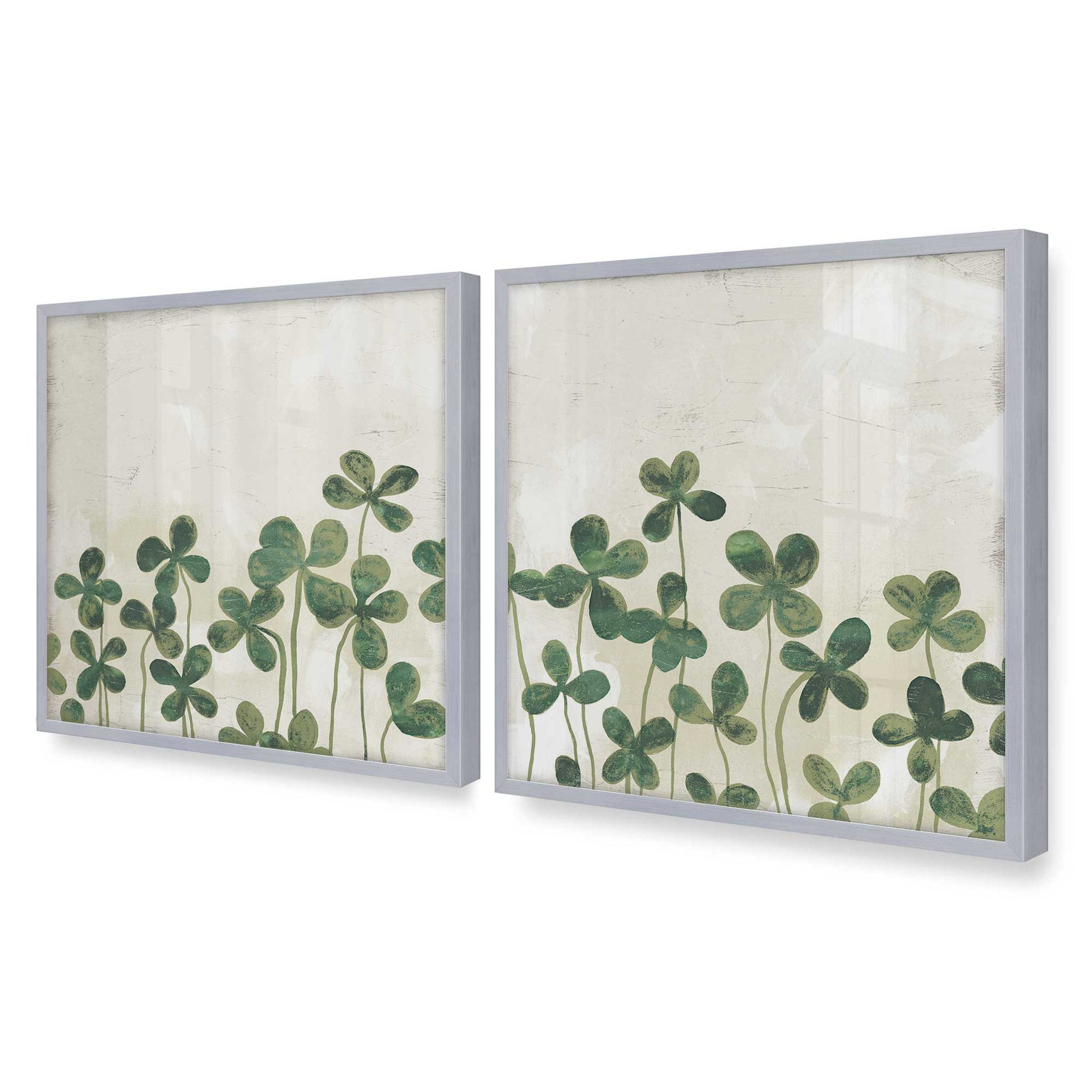 [Color:Polished Chrome], Picture of art in a Polished Chrome frame of the corner
