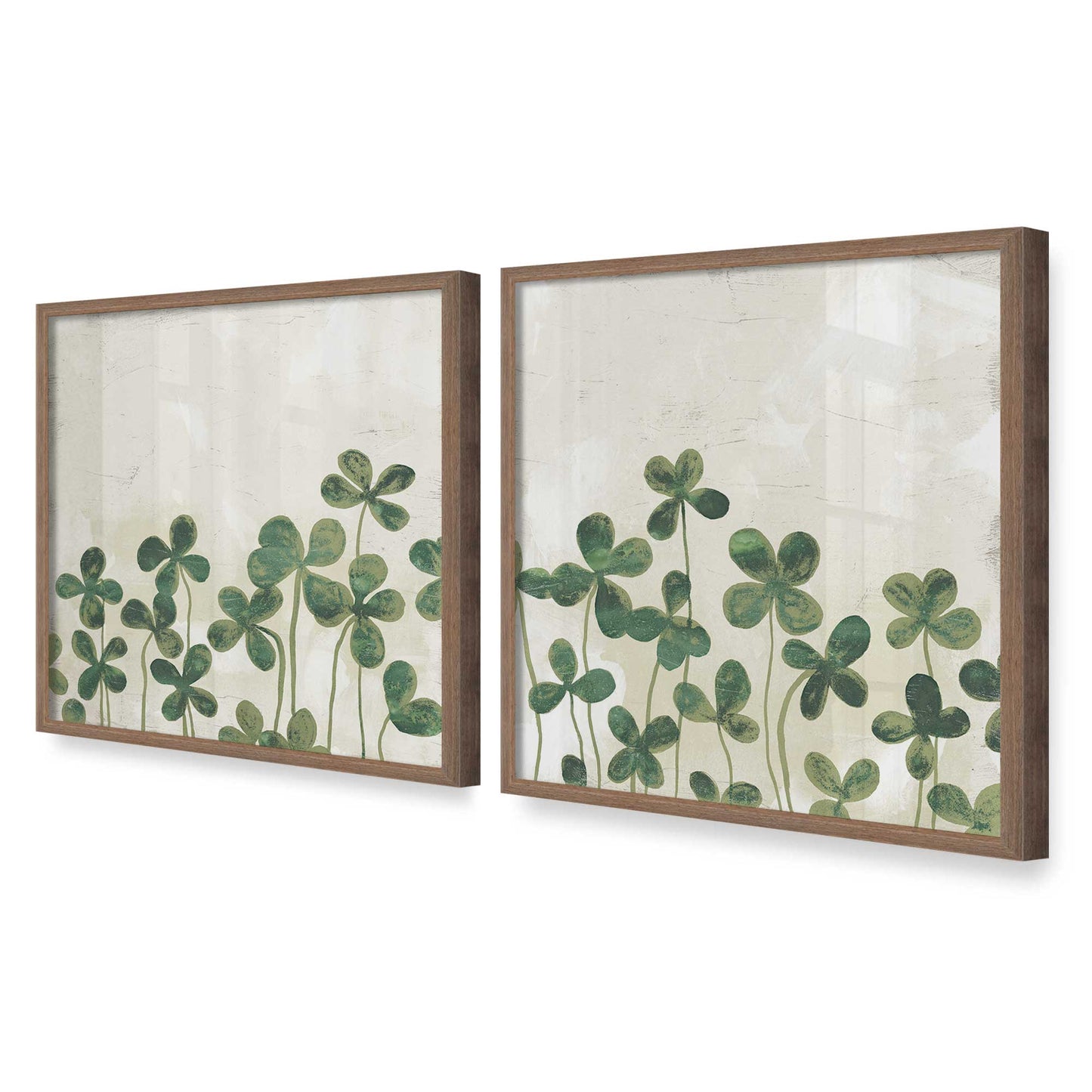 [Color:Walnut], Picture of art in a Walnut frame at an angle