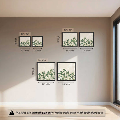 Lucky Leaf Parade Set of 2 Art Prints