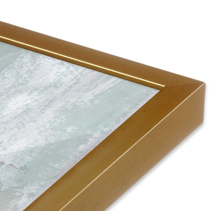 [Color:Polished Gold], Picture of art in a Polished Gold frame at an angle