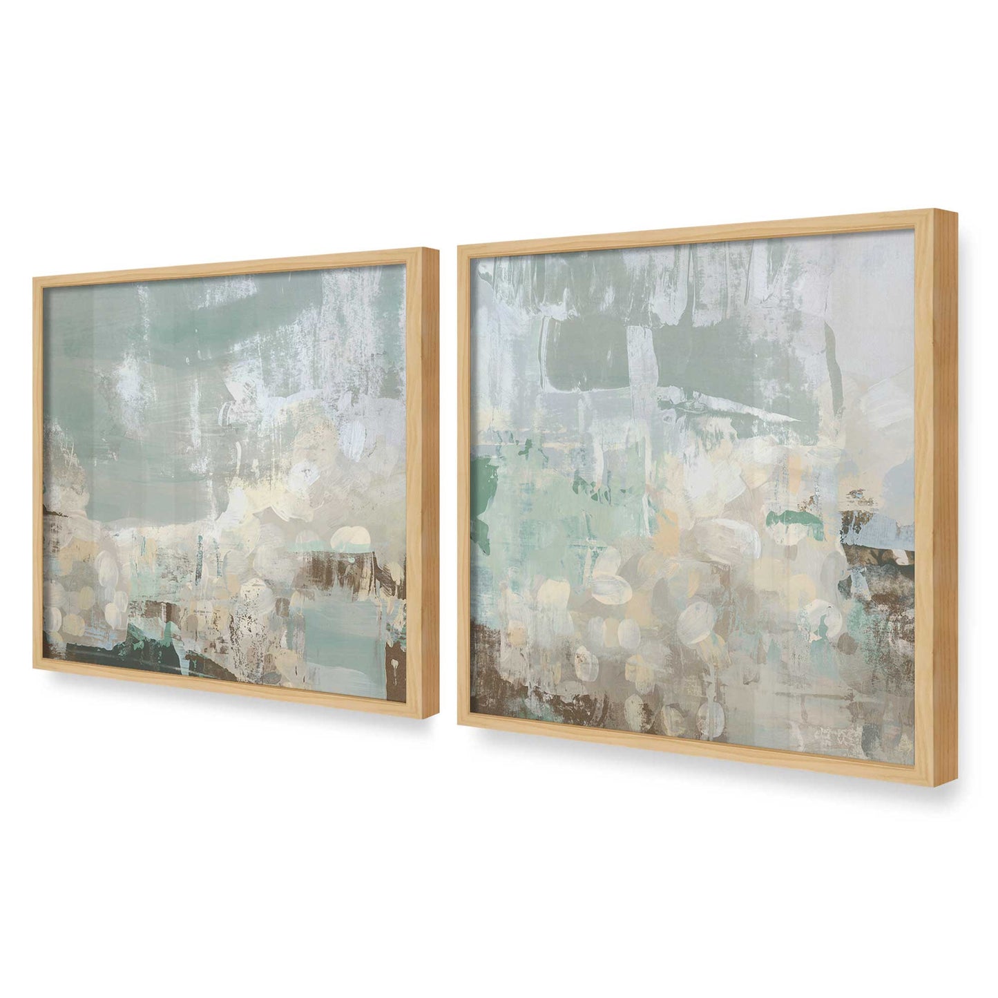 [Color:American Maple], Picture of art in an American Maple frame at an angle