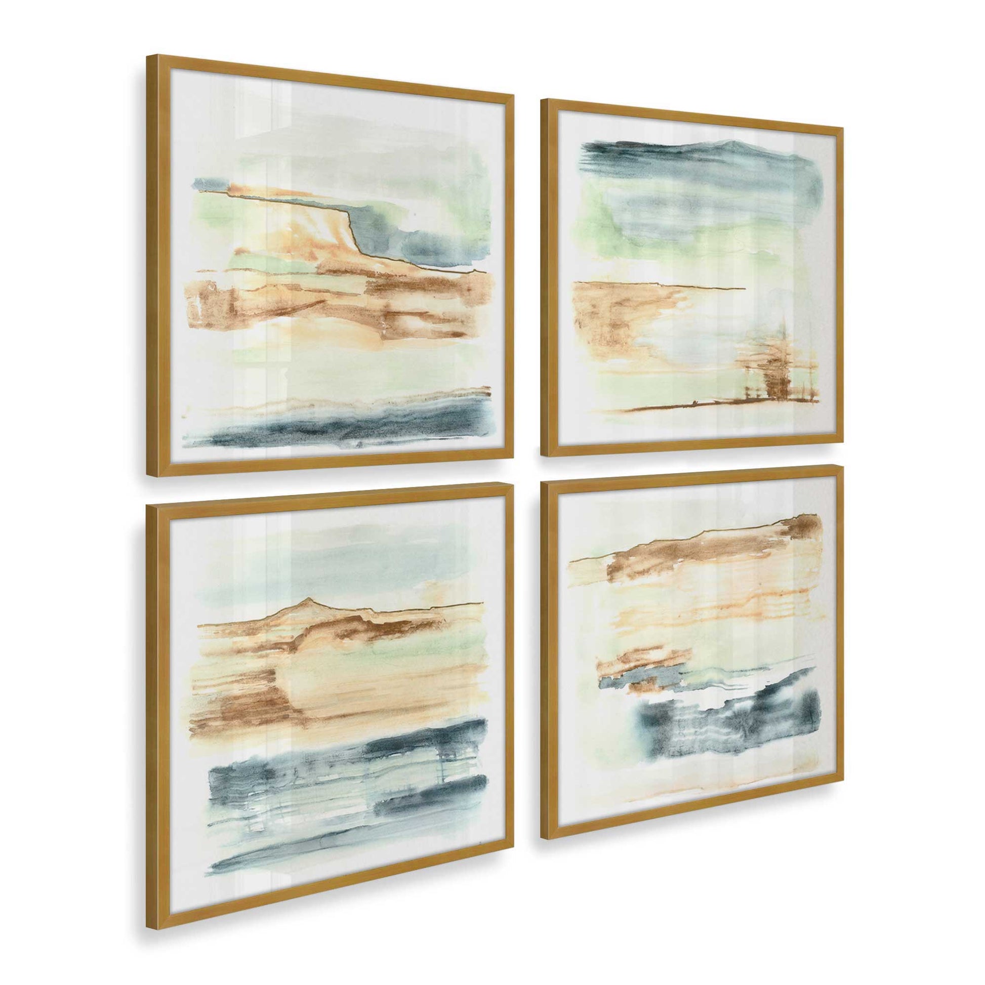 [Color:Polished Gold], Picture of art in a Polished Gold frame of the corner