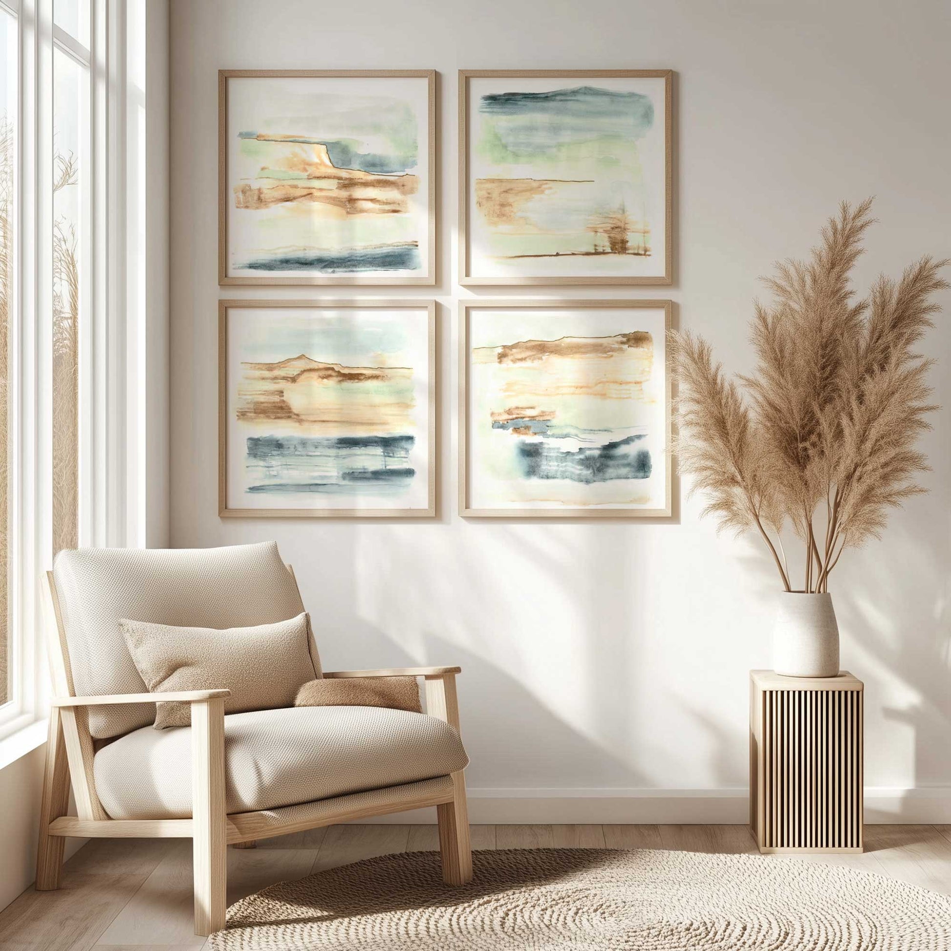 [Color:Satin Black], Picture of art in a Satin Black frame