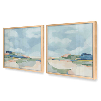 [Color:Raw Maple], Picture of art in a Raw Maple frame at an angle