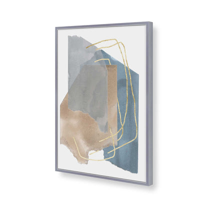 [Color:Polished Chrome], Picture of art in a Polished Chrome frame of the corner