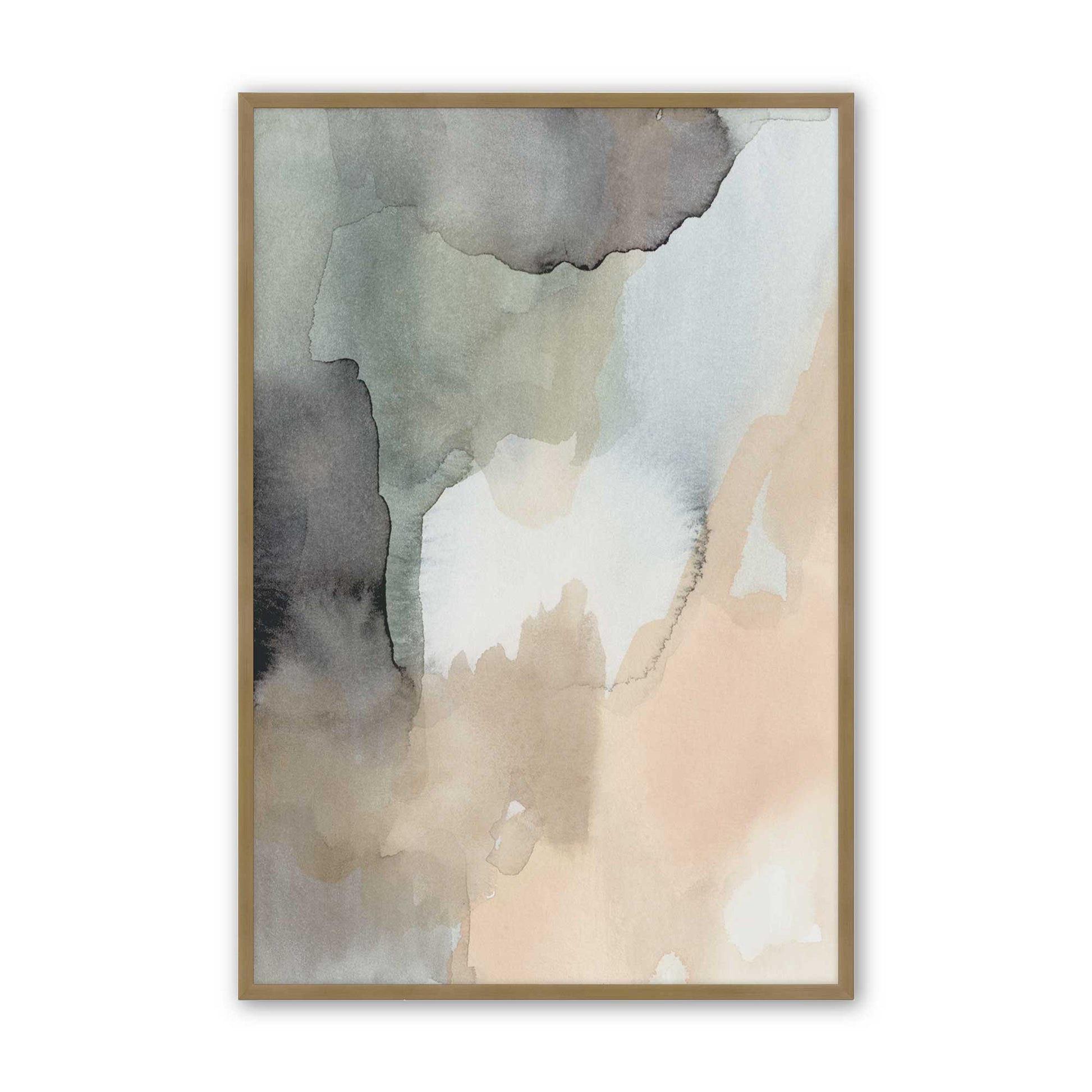 [Color:Brushed Gold], Picture of art in a Brushed Gold frame