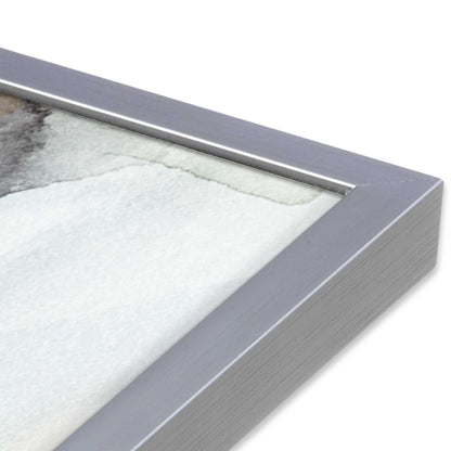 [Color:Polished Chrome], Picture of art in a Polished Chrome frame at an angle