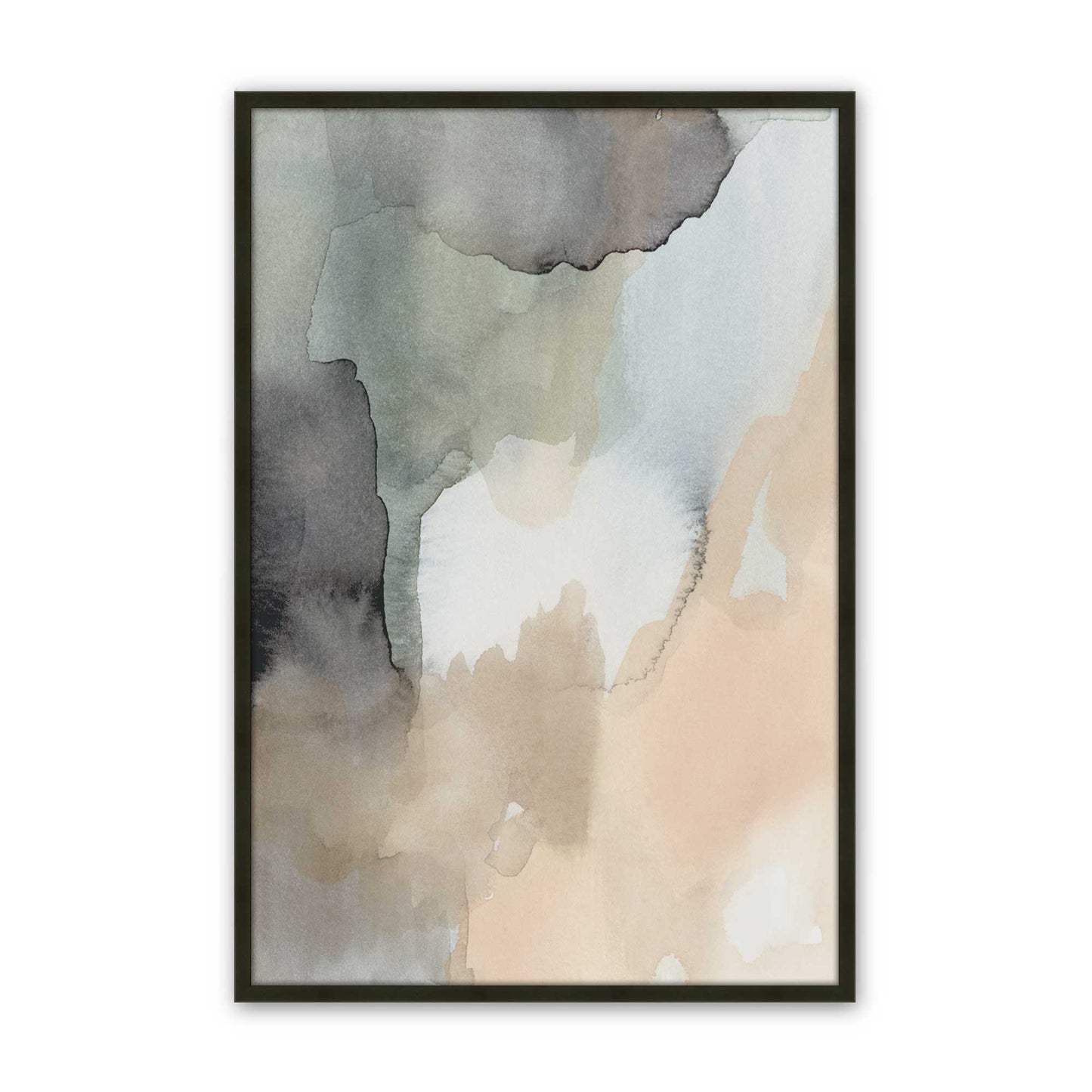 [Color:Satin Black], Picture of art in a Satin Black frame