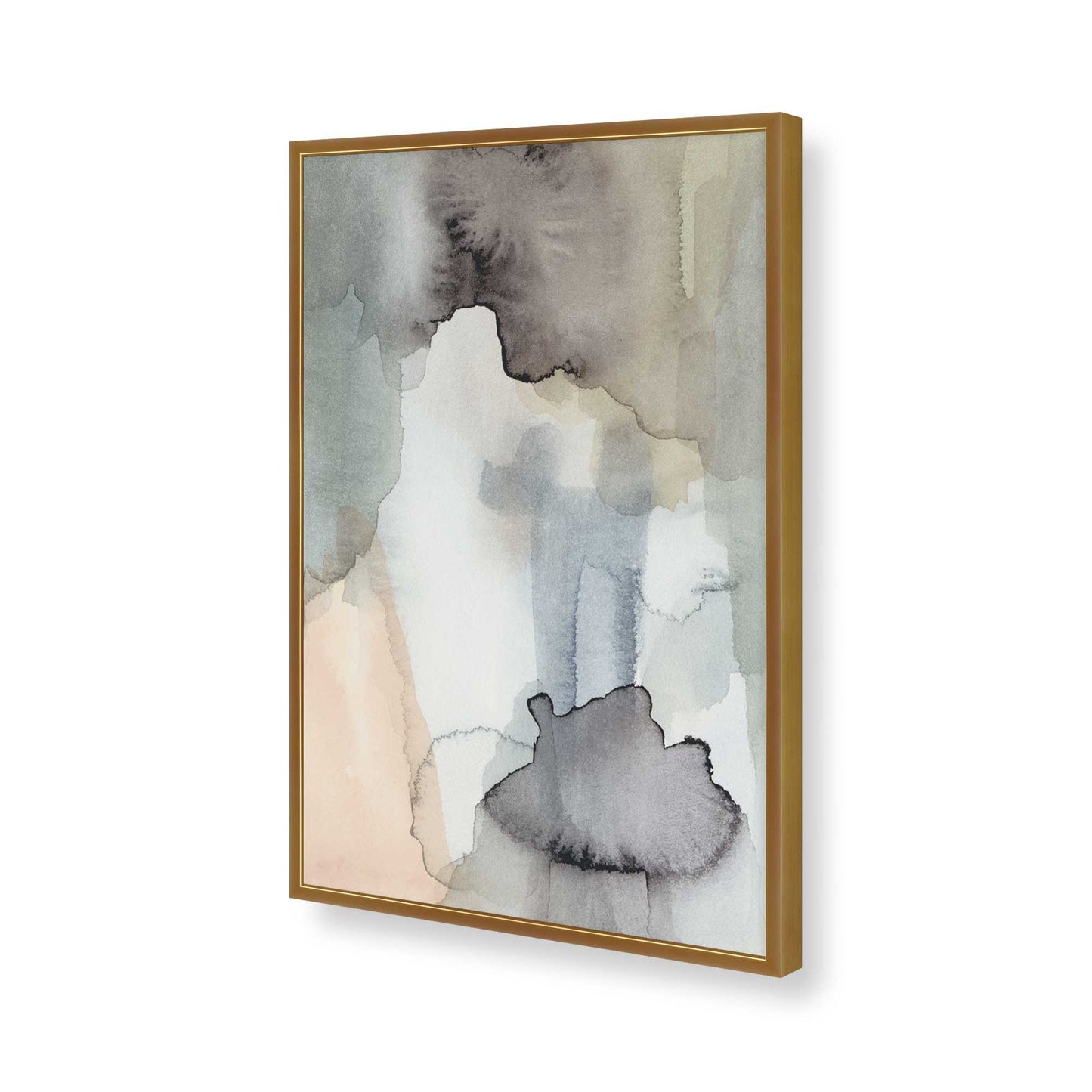 [Color:Polished Gold], Picture of art in a Polished Gold frame of the corner