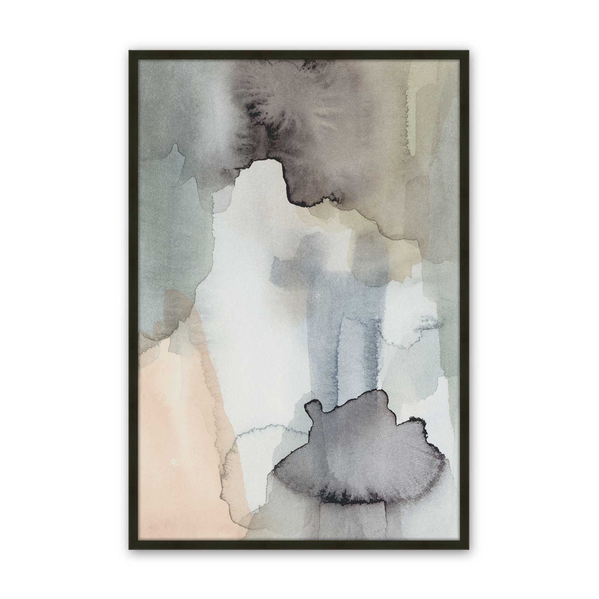[Color:Satin Black], Picture of art in a Satin Black frame