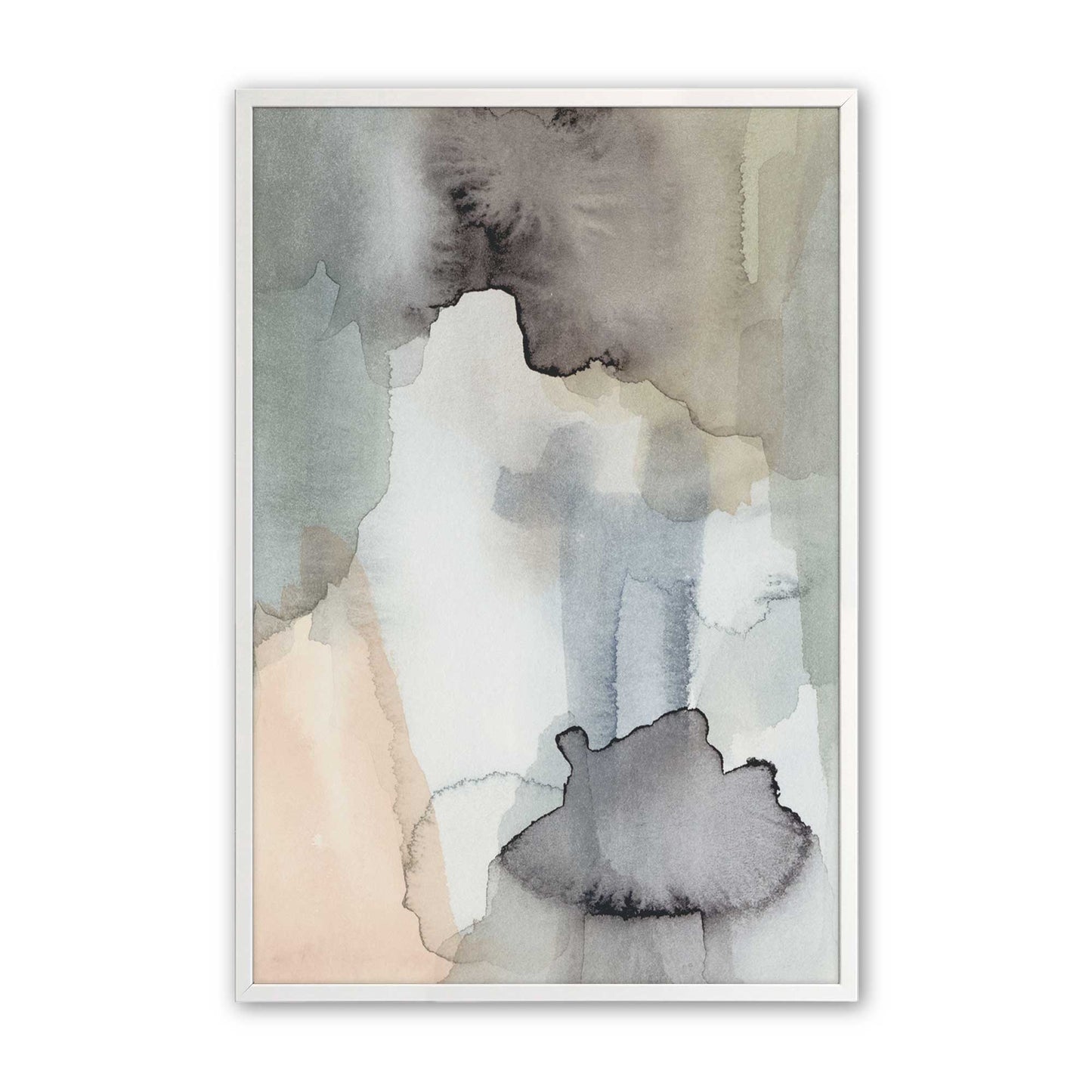 [Color:Opaque White], Picture of art in a Opaque White frame