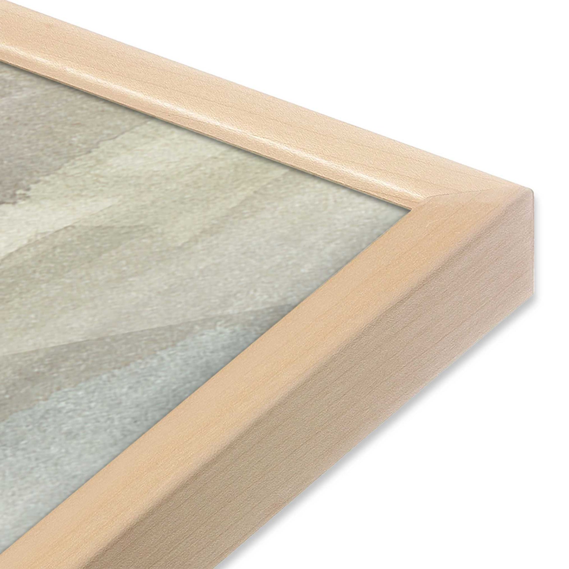 [Color:Raw Maple], Picture of art in a Raw Maple frame at an angle