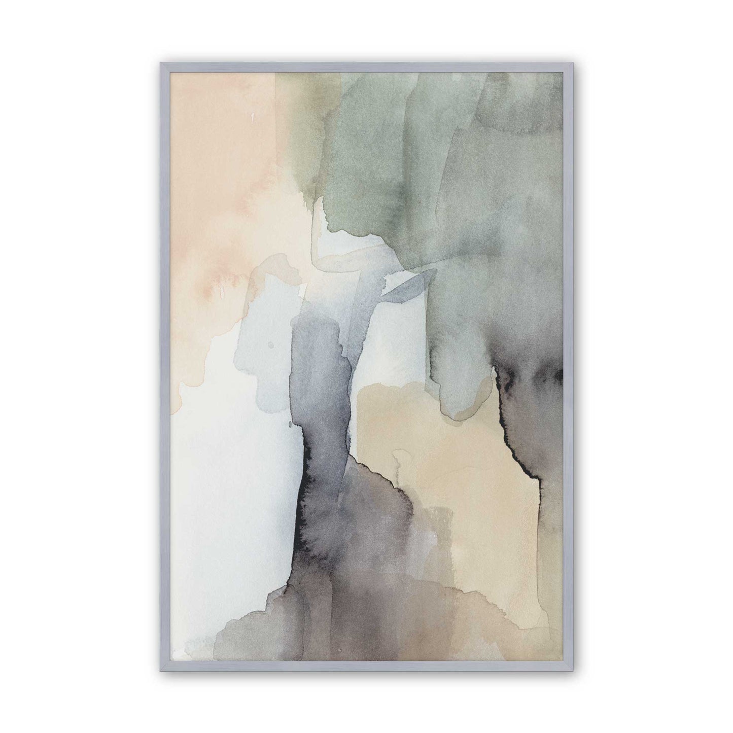 Organic Tones in Watercolor Set of 3 Art Prints