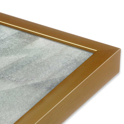 [Color:Polished Gold], Picture of art in a Polished Gold frame at an angle