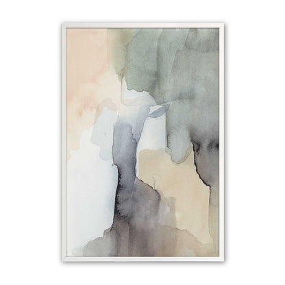 Organic Tones in Watercolor Set of 3 Art Prints