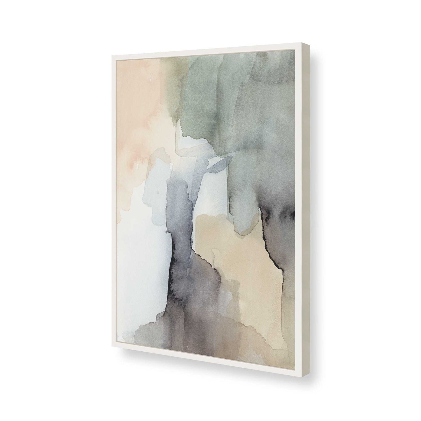 [Color:Opaque White], Picture of art in a Opaque White frame of the corner