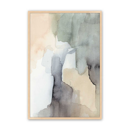 Organic Tones in Watercolor Set of 3 Art Prints